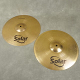 Solar 14 Inch Hi Hat Cymbal - 2nd Hand