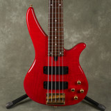 Yamaha RBX765A 5-String Bass Guitar - Red - 2nd Hand