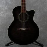 Ibanez AEL207E 7-String Electro-Acoustic Guitar - Trans Black - 2nd Hand