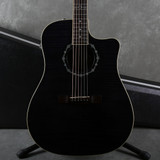 Fender T-Bucket 300CE Electro-Acoustic Guitar - Trans Black w/Case - 2nd Hand