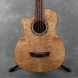 Dean EQABA GNL Exotic Acoustic Bass - Left Handed - Natural - 2nd Hand