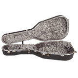 Hiscox Medium Sized Classical Guitar Case, Artist - Black/Silver