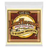 Ernie Ball Earthwood Medium 12-String 80/20 Bronze Acoustic Strings, 11-52