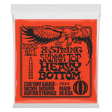 Ernie Ball Skinny Top Heavy Bottom 8-String Nickel Wound Guitar Strings, 9-80