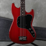 Fender 1978 Music Master Bass - Trans Red - Case - 2nd Hand