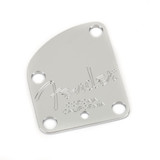 Fender American Deluxe Guitar 4-Bolt Neck Plate, Chrome