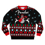 Fender Ugly Christmas Sweater, Black - Large