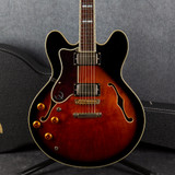 Epiphone Sheraton - Left Handed - Sunburst - Hard Case - 2nd Hand