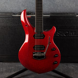 Music Man BFR John Petrucci Majesty - Cinnabar Red Sparkle - Case - 2nd Hand