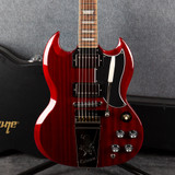 Epiphone SG Standard 61 Maestro Vibrola - Vintage Cherry - Hard Case - 2nd Hand