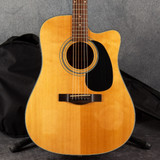 Farida D10CE Dreadnought Electro-Acoustic - Natural - Gig Bag - 2nd Hand