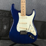 Fender Deluxe Stratocaster - Sapphire Blue Transparent - Gig Bag - 2nd Hand