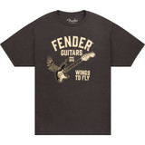 Fender Wings To Fly T-Shirt - Vintage Black - Medium