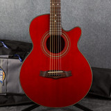 Tanglewood TFC-E - Wine Red - Gig Bag - 2nd Hand