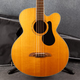 Alvarez AB60CE Artist Electro Acoustic Bass Guitar - Natural - Bag - 2nd Hand