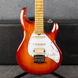 MusicMan Silhouette HSS - Amber Burst - Hard Case - 2nd Hand