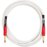 Fender John 5 Instrument Cable - White and Red, 10'