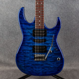 Ibanez GIO RG Series GRX70QA-TBB - Transparent Blue Burst - 2nd Hand