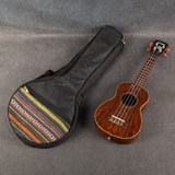 Laka by Vintage VUS75 Butterfly Wood Soprano Ukulele - Gig Bag - 2nd Hand