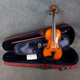 Stentor Student II Violin 3/4 Size Violin - Bow - Case - 2nd Hand