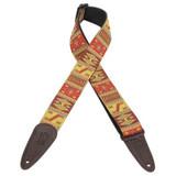 Levy's Print Series Jacquard Weave 2" Guitar Strap - Hogan, Style 006