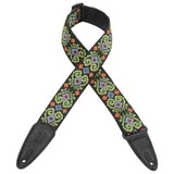 Levy's Print Series Jacquard Weave 2" Guitar Strap - Hogan, Style 008