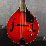 Delta Blue AM10E Electro Mandolin - Red - Hard Case - 2nd Hand