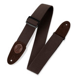 Levy's Signature Series Cotton 2" Guitar Strap - Brown