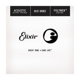 Elixir - Single Wound Acoustic Polyweb 80/20 Bronze (0.026)