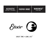 Elixir - Single Wound Acoustic Nanoweb 92/8 Phosphor Bronze (0.047)