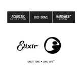 Elixir - Single Wound Acoustic Nanoweb 80/20 Bronze (0.026)