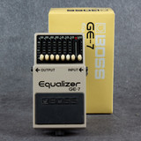 Boss GE-7 Equalizer Pedal - Boxed - 2nd Hand (130604)