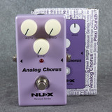 Nux Analog Chorus Pedal - Boxed - 2nd Hand