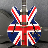 Epiphone Limited Edition Union Jack Sheraton - Hard Case - 2nd Hand