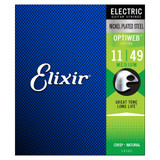 Elixir Electric Guitar Strings with OPTIWEB Coating - Medium (.011-.049)
