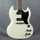 Gibson Custom Shop 63 SG Special Polaris White Lightning Bar VOS