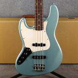 Fender Mexican Standard Jazz Bass - Left Handed - Blue Agave - Case - 2nd Hand