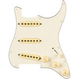 Fender Pre-Wired Strat Pickguard, Eric Johnson Signature, 11 Hole - Parchment