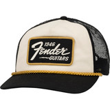 Fender 1946 Gold Braid Hat - Cream/Black