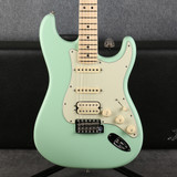 Fender American Performer Stratocaster HSS - Satin Surf Green - Case - 2nd Hand