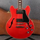 Gibson Memphis ES-339 - 2016 - Satin Cherry - Hard Case - 2nd Hand