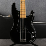 Fender American Standard Precision Bass - S1 Switch - Black - Case - 2nd Hand