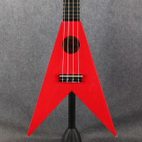 Redwood V20 Flying V Shape Ukulele - Gloss Red - Bag - 2nd Hand