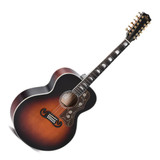 Sigma SG Series GJA12-SG200 12-String Electric Acoustic Guitar - Dark Vintage Sunburst