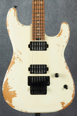 Charvel Pro-Mod Relic San Dimas Style 1 HH FR PF - Weathered White - MC232080