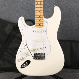 Fender MIJ Traditional 68 Stratocaster LH - 2018 - Arctic White - Bag - 2nd Hand