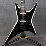 Jackson JS32 Warrior - Black with White Bevel - 2nd Hand