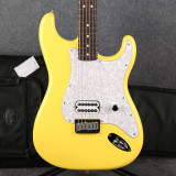 Fender Limited Ed Tom Delonge Stratocaster - Graffiti Yellow - Bag - 2nd Hand