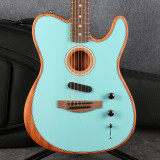 Fender LTD Acoustasonic Player Telecaster - Daphne Blue - Gig Bag - 2nd Hand