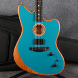Fender American Acoustasonic Jazzmaster - Ocean Turquoise - Gig Bag - 2nd Hand (X1160119)